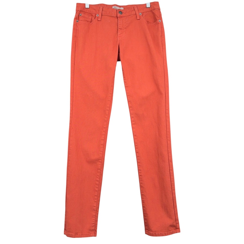 GJG Jeans Slim Straight Women 11 Cotton Spandex‎ Burnt Orange PS40-COLOR